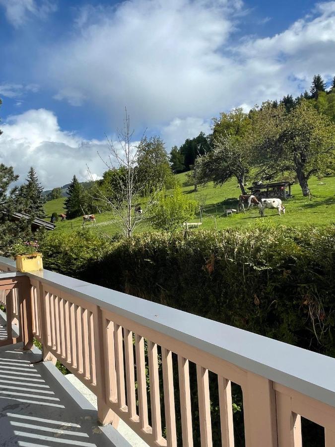 Aparthotel Le Floralp Combloux Exterior foto