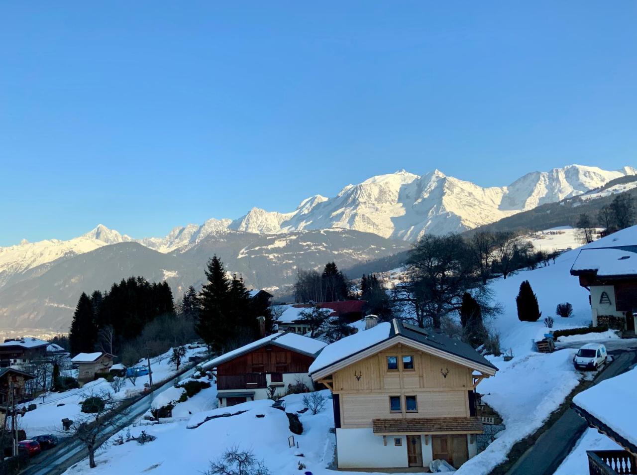 Aparthotel Le Floralp Combloux Exterior foto