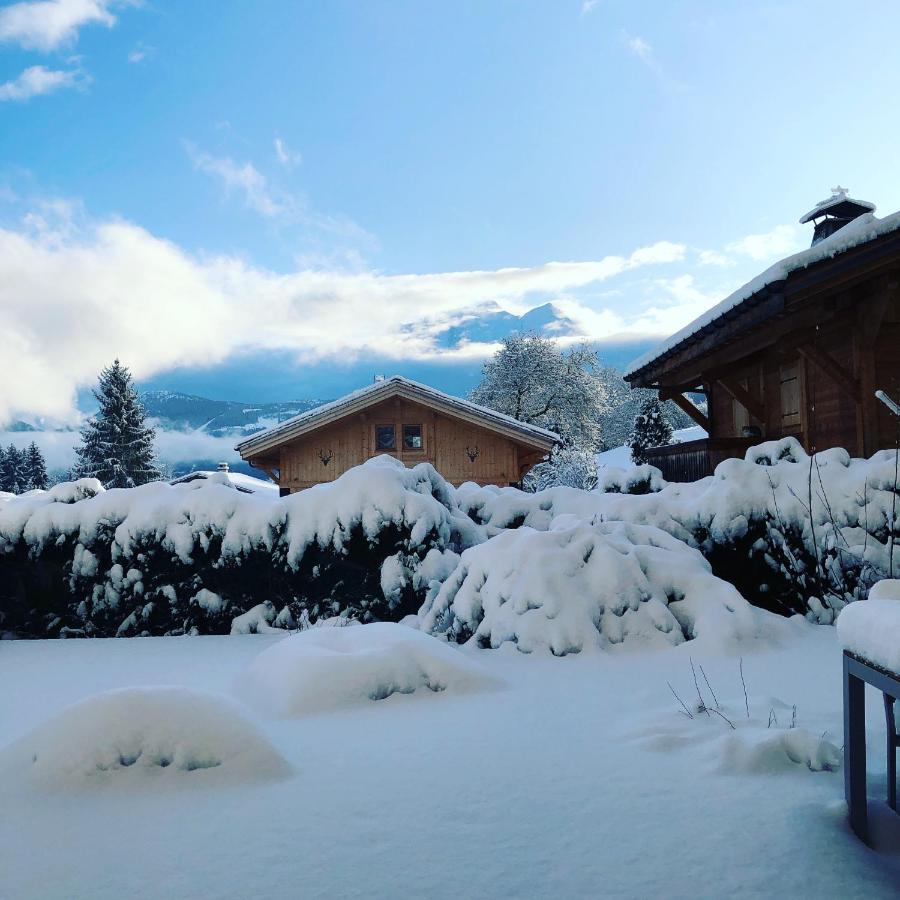 Aparthotel Le Floralp Combloux Exterior foto